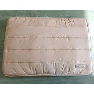 Mosiso Puffy Champagne Tone Laptop Case With Pouch New Without Tags